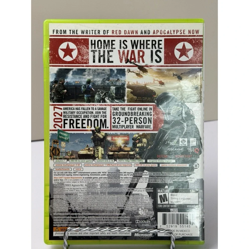 Homefront (Xbox 360, 2011) CIB COMPLETE &